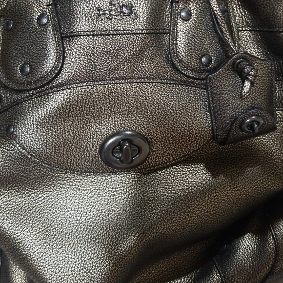 METALLIC COACH BAG - Picture 5 of 7